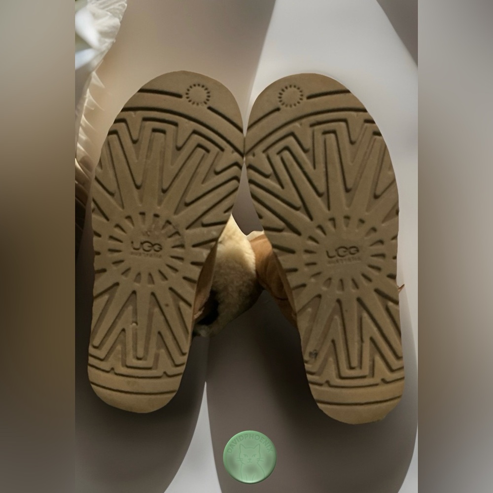 UGG Brown Suede Bailey Three Button Accent Booties | Women's Size 6 - Picture 9 of 12